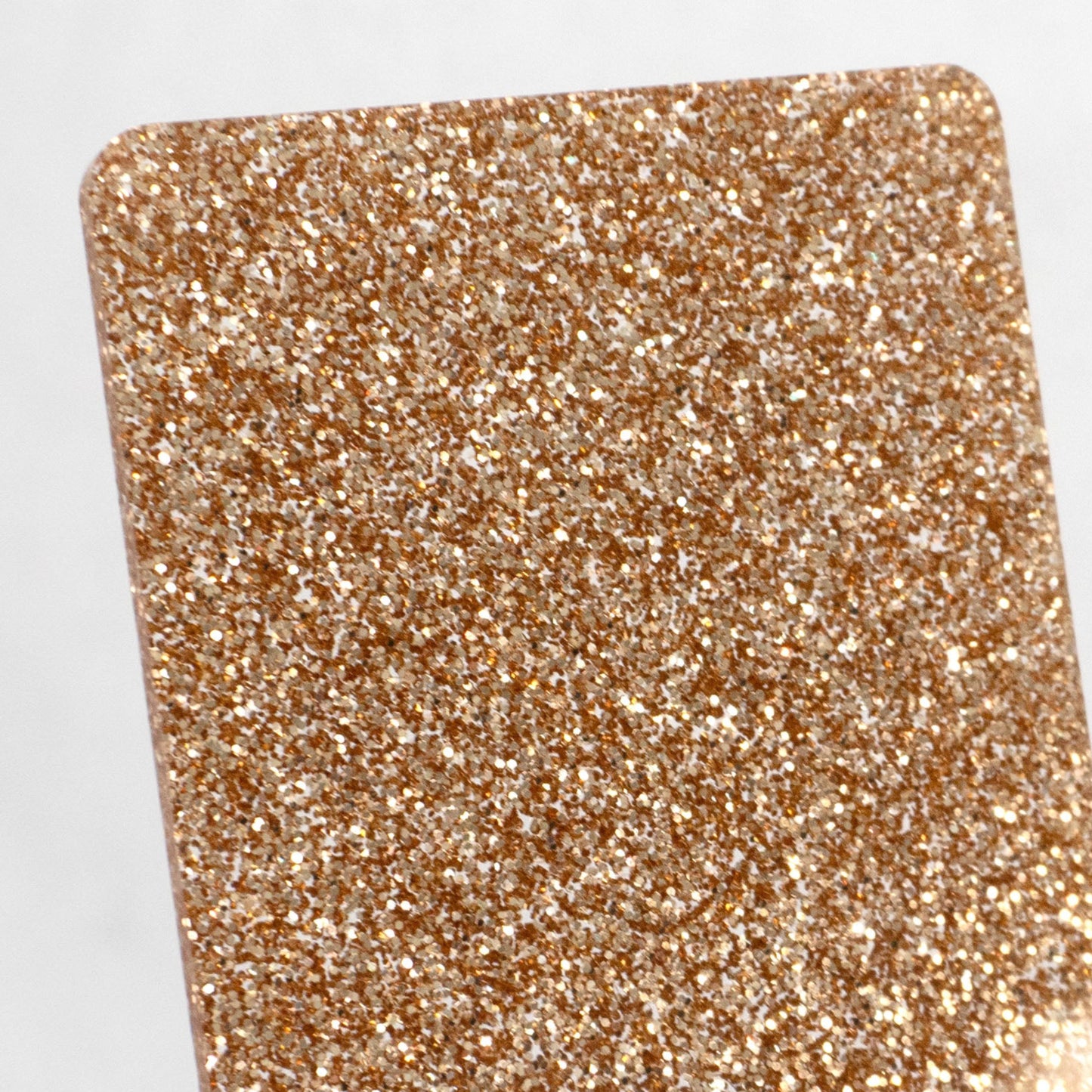 1/8" Gold Glitter Cast Acrylic Sheets