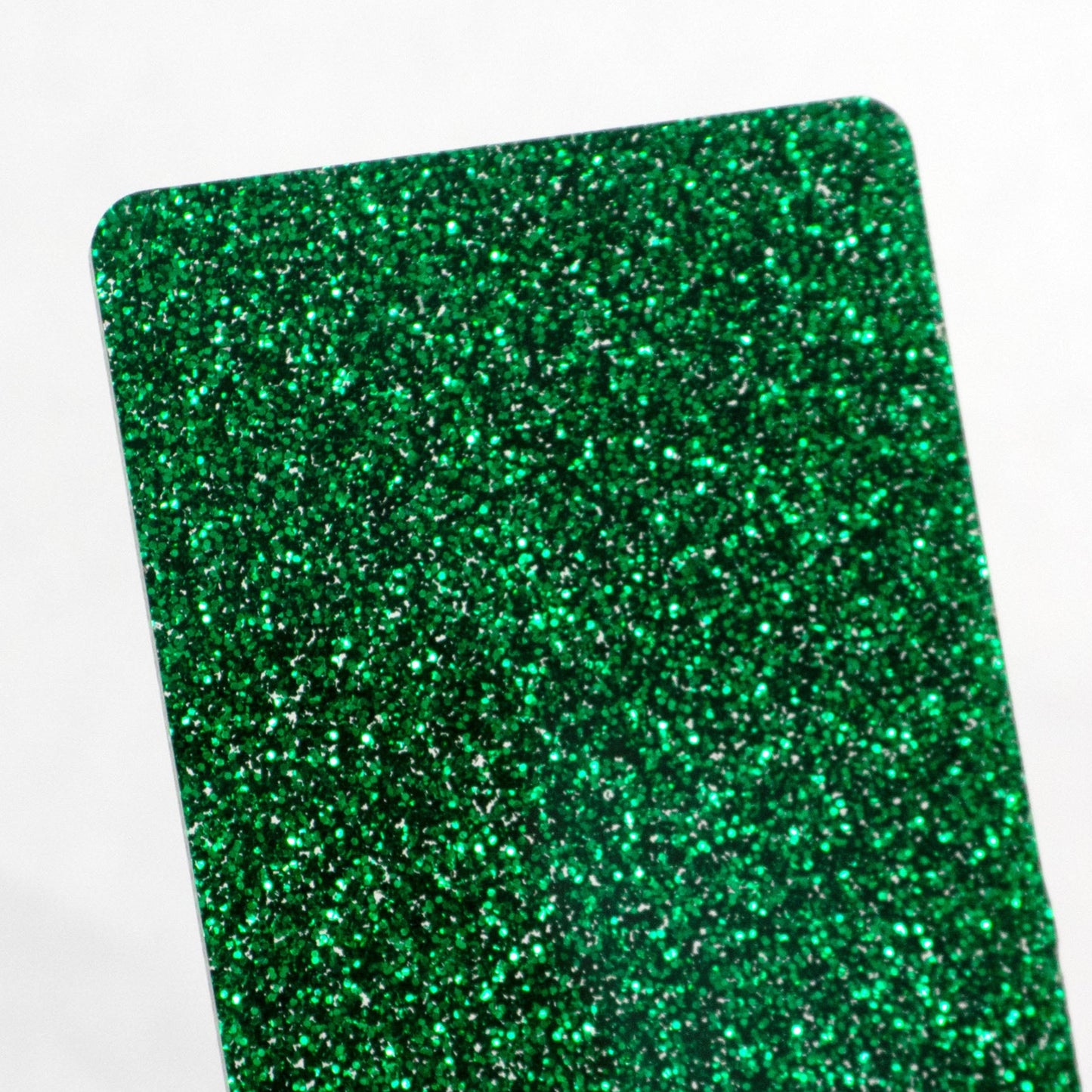 1/8" Green Glitter Cast Acrylic Sheets