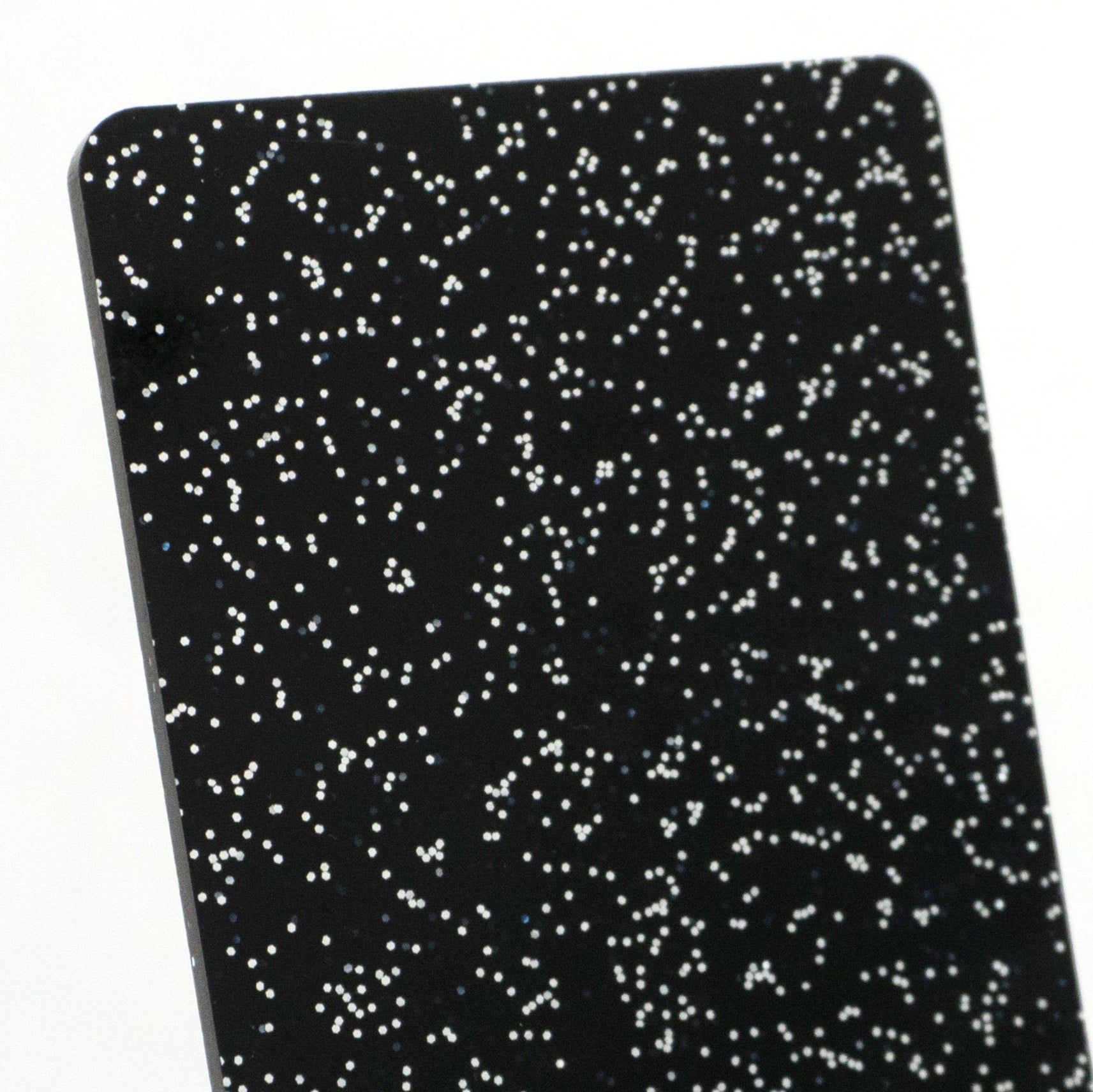 1/8" Black Glitter Cast Acrylic Sheets