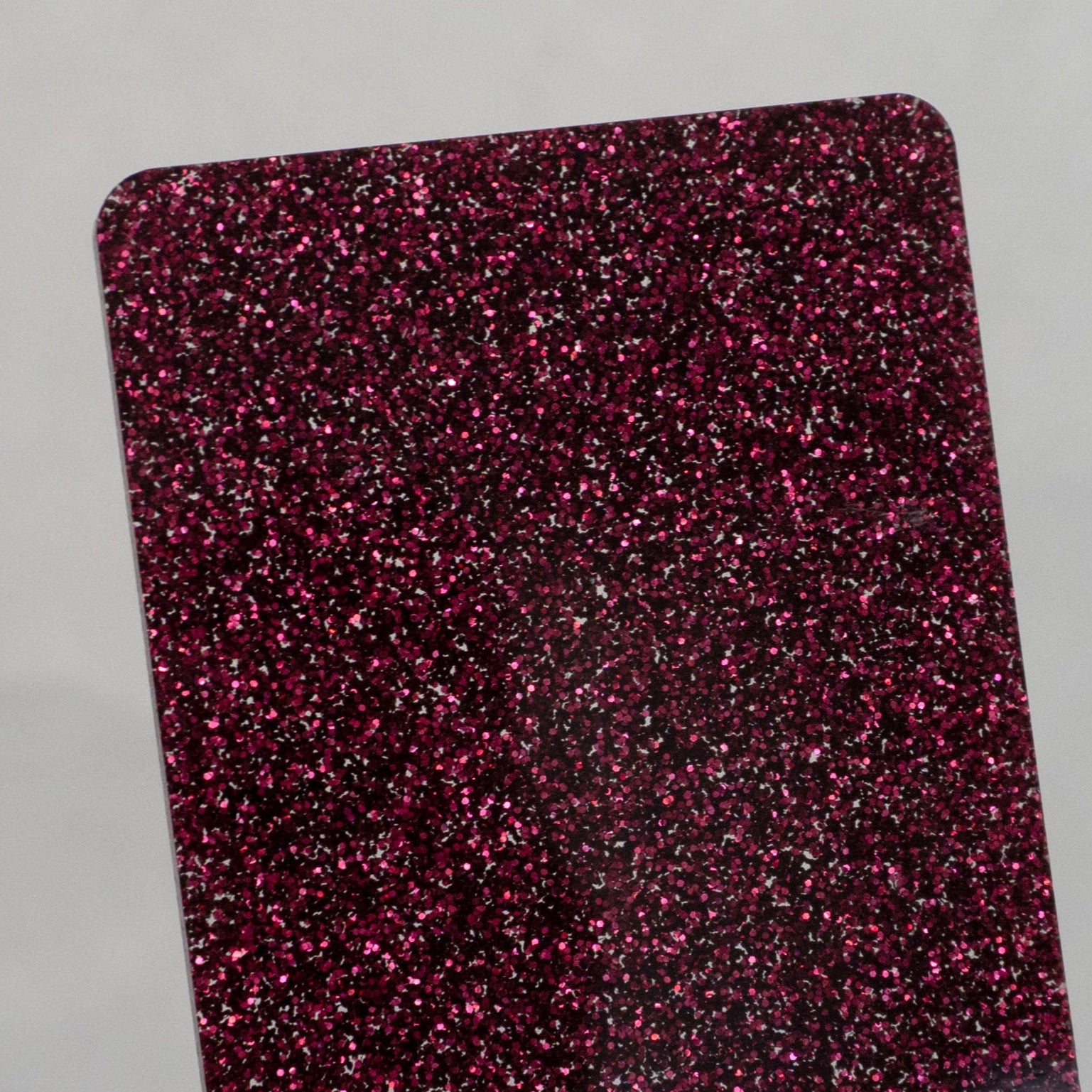 1/8" Burgundy Glitter Cast Acrylic Sheets