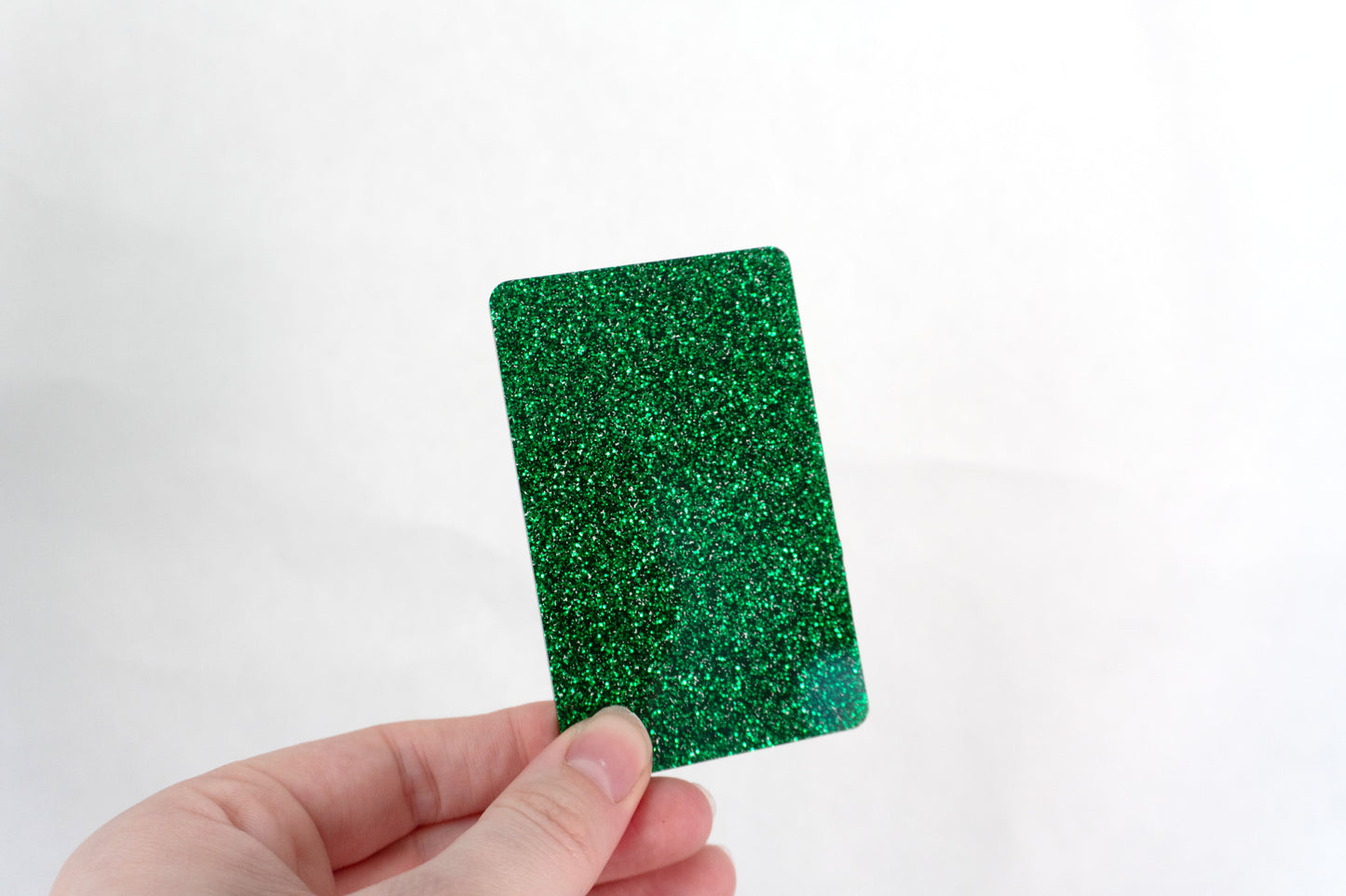 1/8" Green Glitter Cast Acrylic Sheets