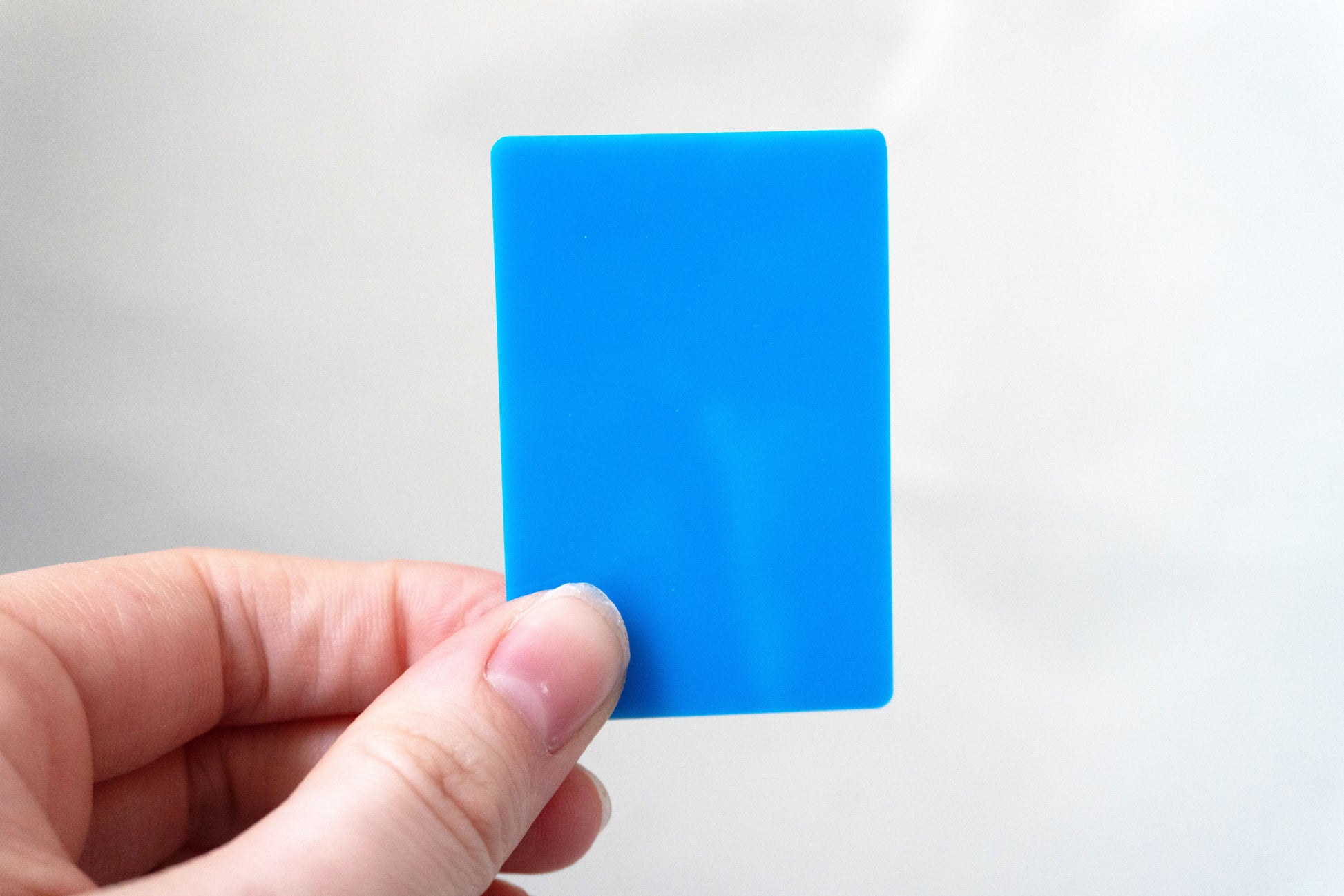 Light blue acrylic sheet