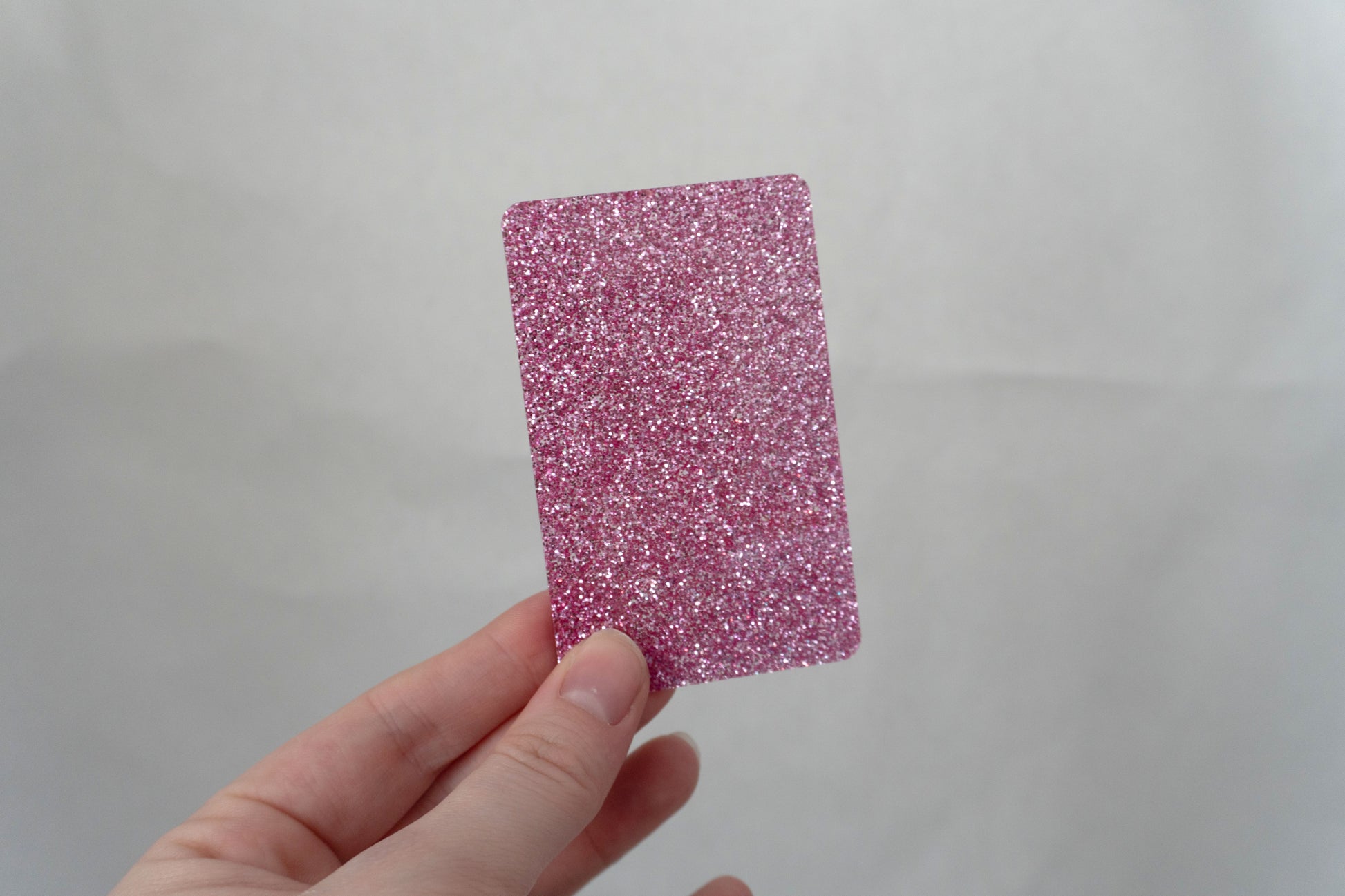 Pink Glitter Cast Acrylic