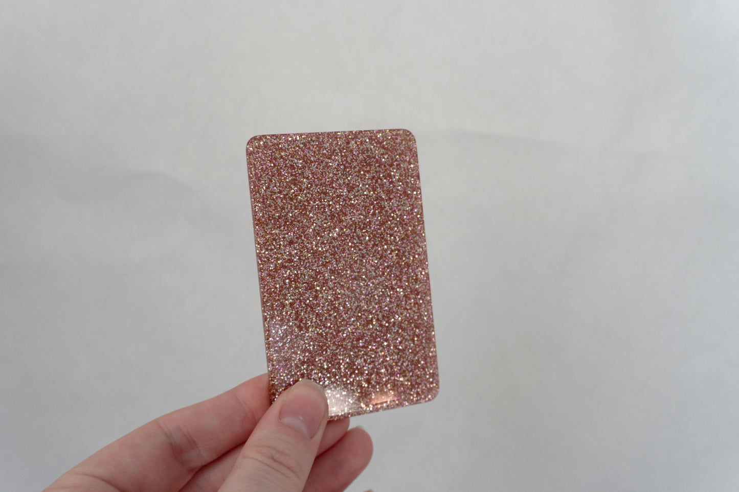 1/8" Rose Gold Glitter Cast Acrylic Sheets