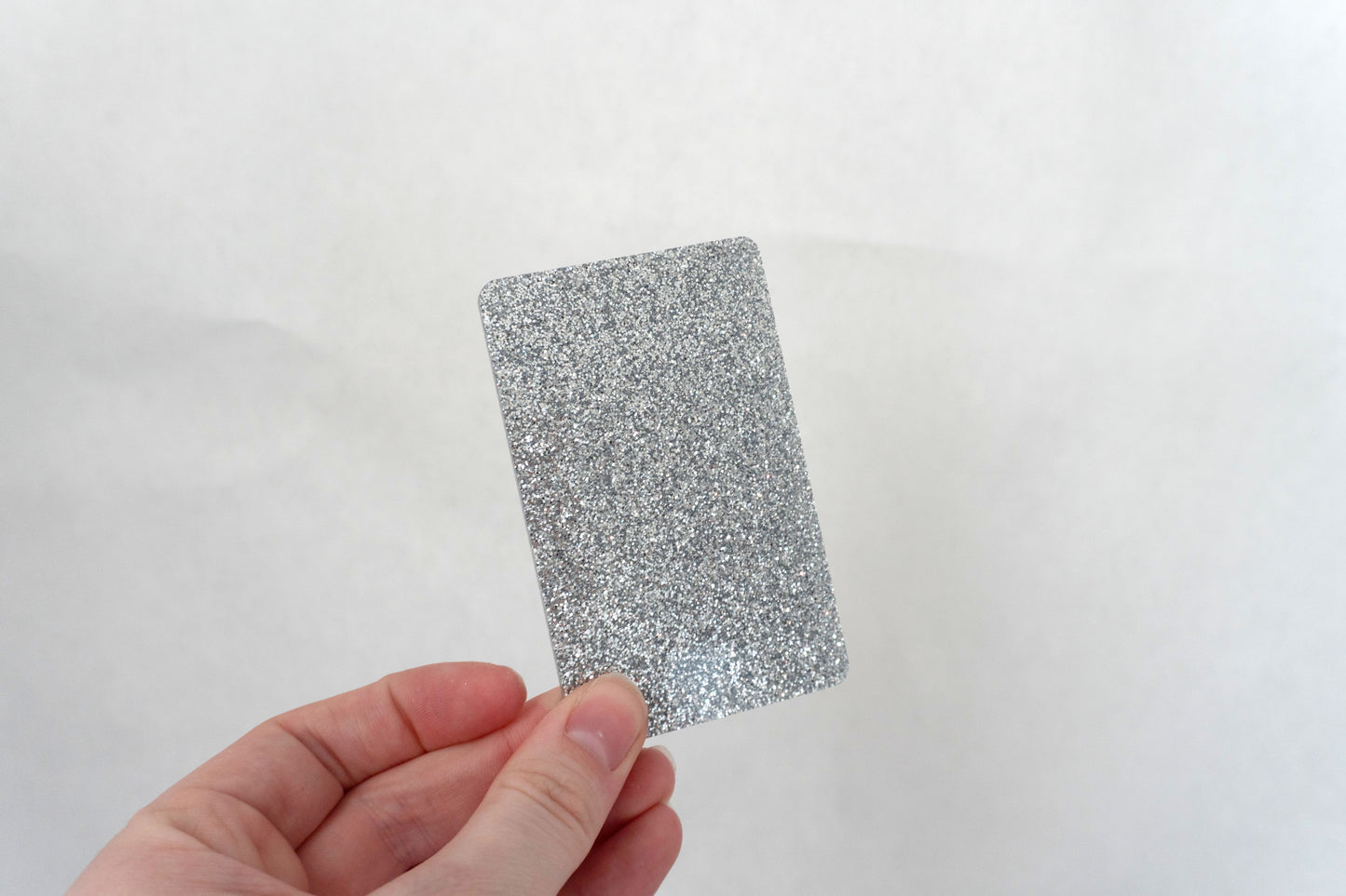 1/8" Silver Glitter Cast Acrylic Sheets