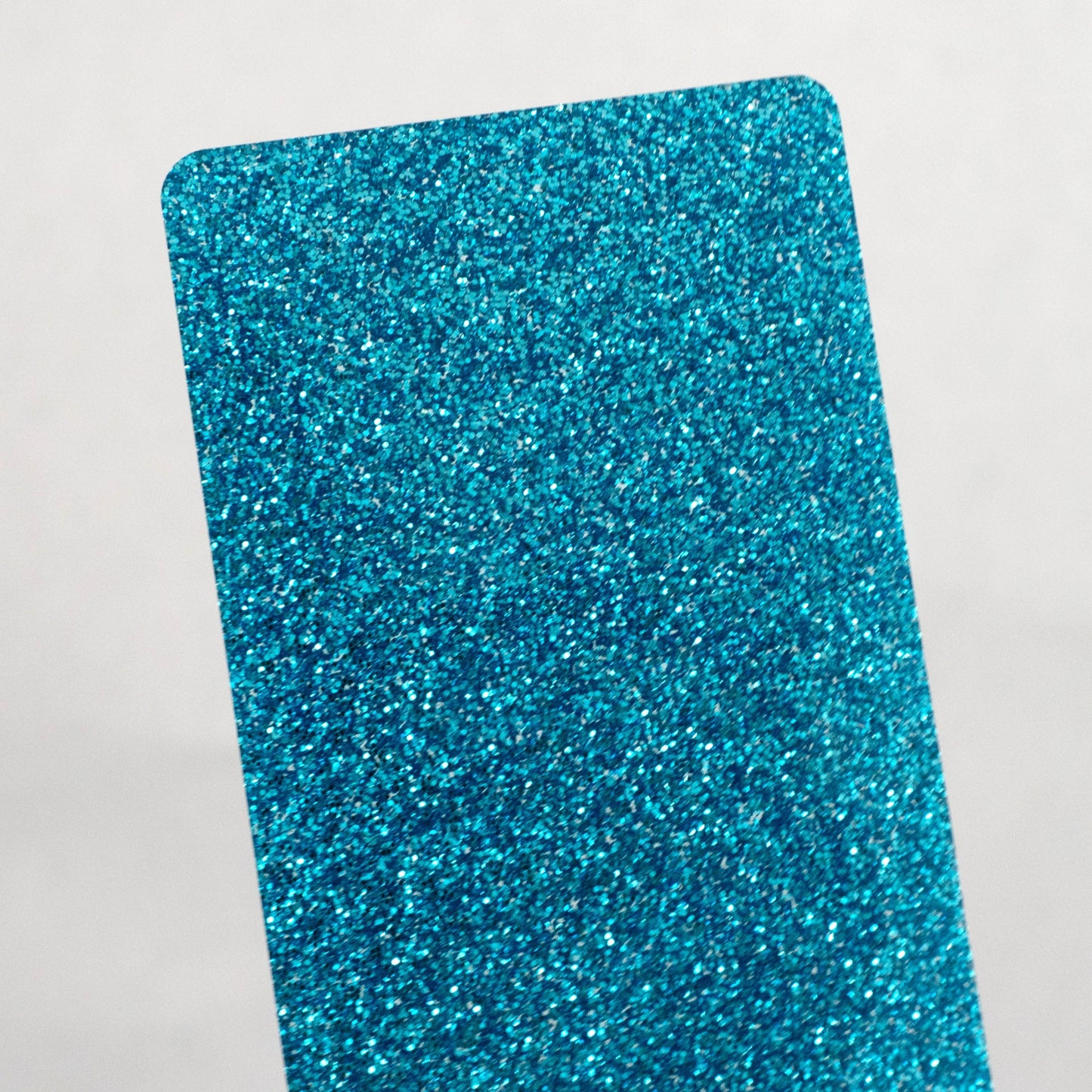 1/8" Teal Glitter Cast Acrylic Sheets