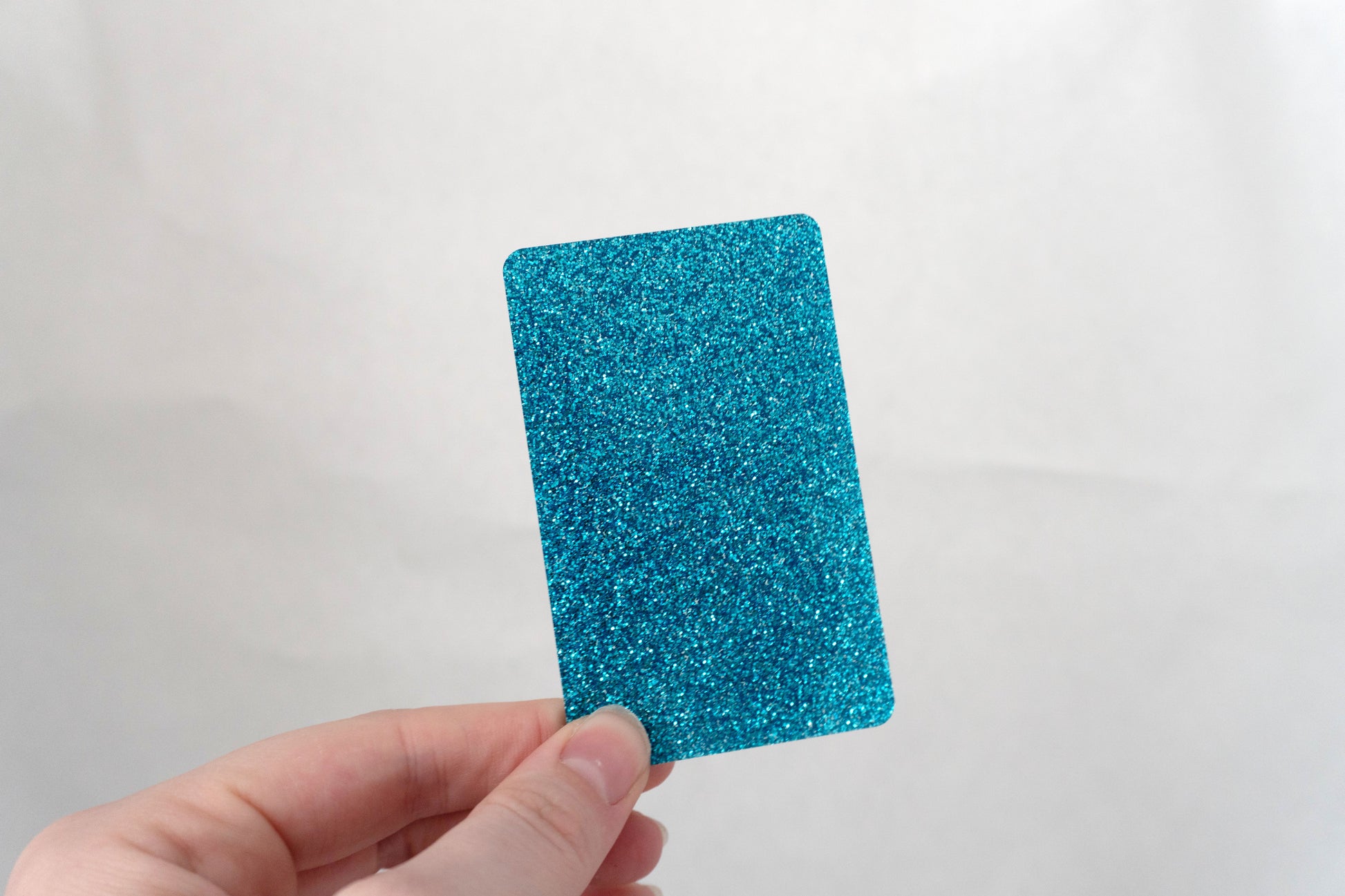 1/8" Teal Glitter Cast Acrylic Sheets